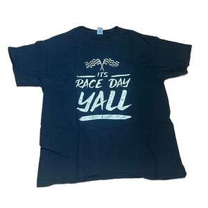 It's Race Day Y'all Checkered Flag Graphic T-Shirt